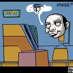 Steven Moretti cartoon