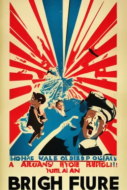 bright future propaganda poster