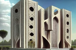 Worlds best building design for a college campus. Unique and brilliant architectural design similar to Taj mahal.