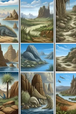 cambrian periode lanscapes