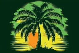 palm tree graphic