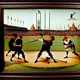 baseball game players by hieronymous bosch