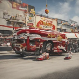 McDonalds sponsors the Daytona 500