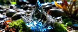 Beautiful crystal in nature