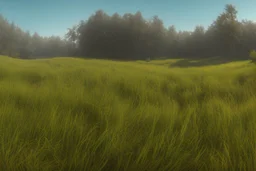 panorama of the level landscape for 2d platformer with grass, ground, trees etc