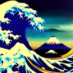 Ultra detailed fullbody Portrait in oil on canvas of Great Wave off Kangawa de Hokusai with mount fuji,extremely detailed digital painting,ultrarealistic skin,intense stare, extremely detailed face, crystal clear eyes, mystical colors ,perfectly centered image, perfect composition, rim light, beautiful lighting,masterpiece ,8k, stunning scene, raytracing, anatomically correct, in the style of Simon Bisley and Ohrai Noriyoshi and robert e howard and Steve Jung and Wizyakuza and uncannyknack