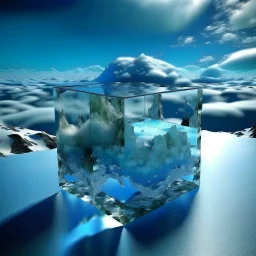 A WORLD INSIDE A CUBE OF ICE