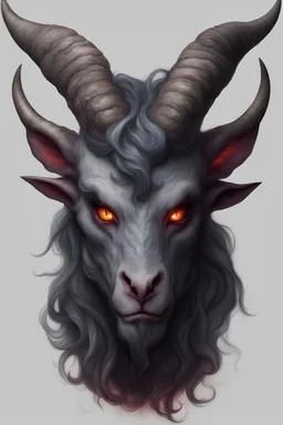 demon capricorn only head
