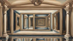 recursive reflection trompe l'oeil