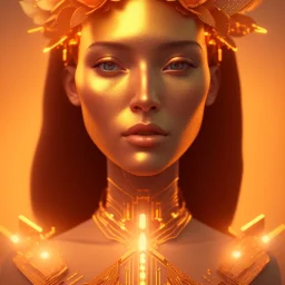 actress , by Mahmoud Sai, Cartographic, Circuitry, Golden Hour, Closeup-View, 16k, Lumen Global Illumination, Diffraction Grading , diamonds on crown , flower goddess