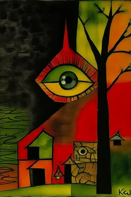 the fire in your eyes keeps me alive; Paul Klee