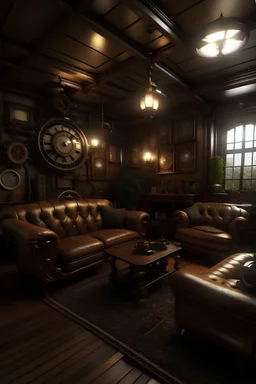 Steampunk livingroom