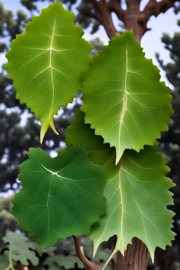 leaves of cedar gum and brassica napus