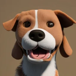 Fetch is described as a small (about the size of beagle), grayish-brown animatronic dog. His head is large and trinagular with sloped forehead, having long snout with big nose, gaping wide mouth filled with sharp fangs, pointed ears, and yellow piercing eyes. He has his matted fur missing in places, revealing tarnished metal underneath and couple of wires sticking from his ears, and one large hole in belly opening his stomach cavity, which houses primitive circuite board. He wears blue collar