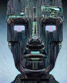 portrait of moai as a cyborg. intricate abstract. intricate artwork. by tooth wu, wlop, beeple, dan mumford. mulholland drive by david lynch, dune by david lynch, blade runner 2049 by dennis villeneuve, patrick nagel, octane render, trending on artstation, greg rutkowski very coherent symmetrical artwork. cinematic, hyper realism, high detail, octane render, 8 k, iridescent accents