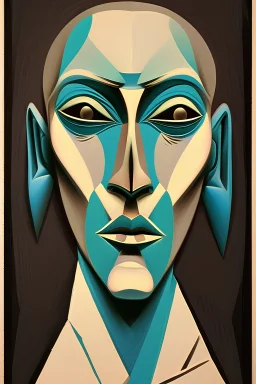 Portrait of an alien by Picasso