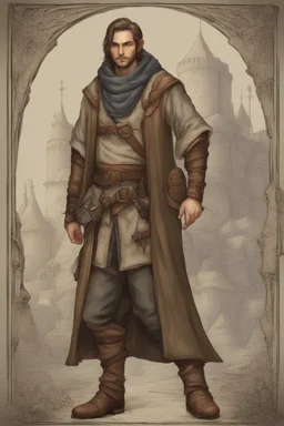 Fantasy Medieval Traveler Male