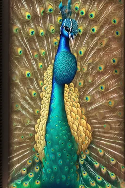 amazing peacock, flower backwornd, adult book cover