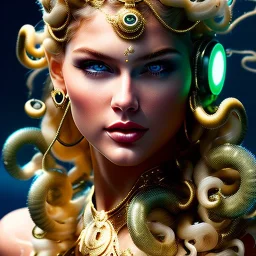 Render Complete: Portrait of cyborg medusa, close-up, carved in marble,,beautiful full woman, frolicking in water, gorgeous blonde woman, beach, detailed eyes, gorgeous face, coy smile, symmetrical, Taylor Swift, smooth, sharp focus, cinematic composition, ultra realistic, photoshoot, cinematic lighting, hdr, photorealistic Steps: 60, Sampler: k_heun, CFG scale: 7.5, Seed: 4018578030; Stats: Took 200.9s total (22.32s per image) Peak memory usage: 8181 MiB / 8192 MiB / 99.861%