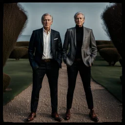 Ball-headed couple, full body, shot on Hasselblad, 8k highly detailed face, sharp focus