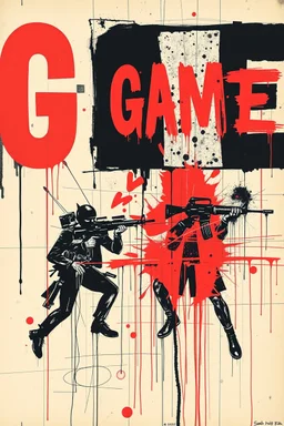 this isnt a game this is financial warfare style of basquiat x pollock