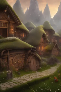 Hobbits village in space