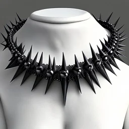 choker with lots of spikes