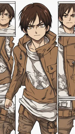 Eren Yeager pattern for snowboard