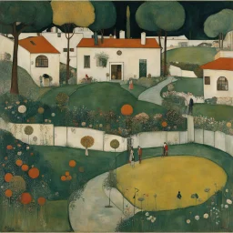 Le Jardin des délices (The Garden of Earthly Delights) Peinture de Egon Schiele