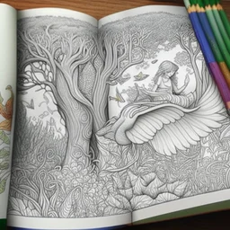 A page from a coloring book