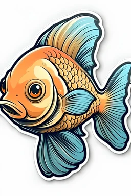 Fish sticker