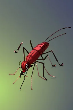 Mosquito cool insect character animation