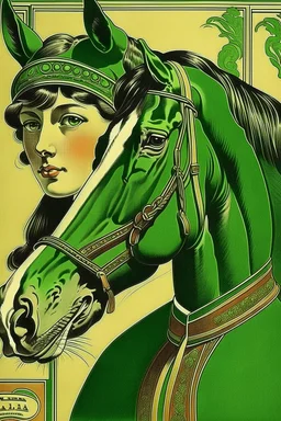 marjprie taylor green half woman half horse
