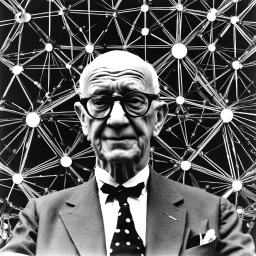 Buckminster Fuller takes a selfie