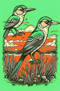 bird watching goes both ways for tshirt