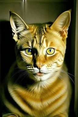 Portrait of a cat by Van Gogh