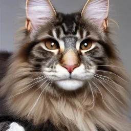 Maine coon head