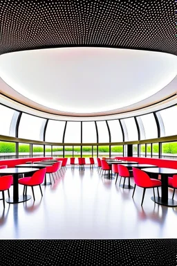 Oval shaped restaurant