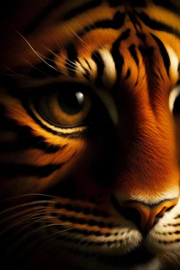 teniendo en cuenta el tema "eye of tiger" construye una imagen que represente el espiritu de superacion