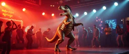disco dinosaur basterd dancing like travolta