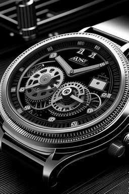 "Picture an image where an Audi watch is intricately integrated into a precision engineering workshop, symbolizing the precision and craftsmanship shared between Audi automobiles and Audi timepieces."