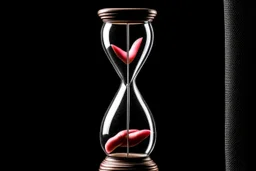 A picture of a person holding an hourglass, symbolizing the importance of time management.