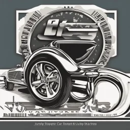 CAR COMPANY STAMP ,PNG