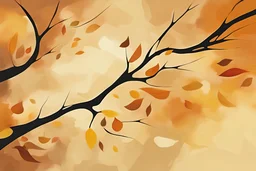 abstract painting style autumn