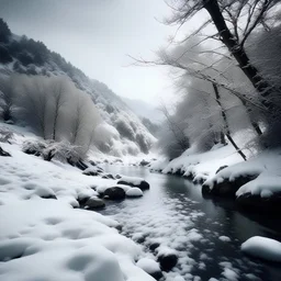 اروع تصميم جغرفيك تصقط الثلوج منسب (لتيشيرت)