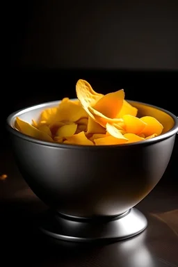mixing bowl with potato chips