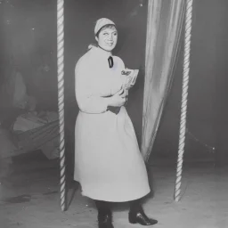 A nurse at a circus