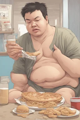 Philippines as the one greasy dude that is overweight, sweating, has dirty fingers, after eating Fast-Food, has stains on the bed due to chronic masturbation and a lack of hygiene.