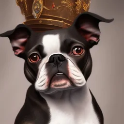 Boston Terrier renaissance prince rembrant