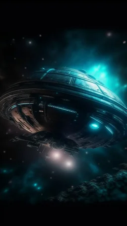 Si-Fi, The insider alien space ship weapon targeting a earth under atmospheric lighting effects, intricat, moody atmosphere, eerie grimdark ambiance, complex accents, speculative fiction art. Bokeh